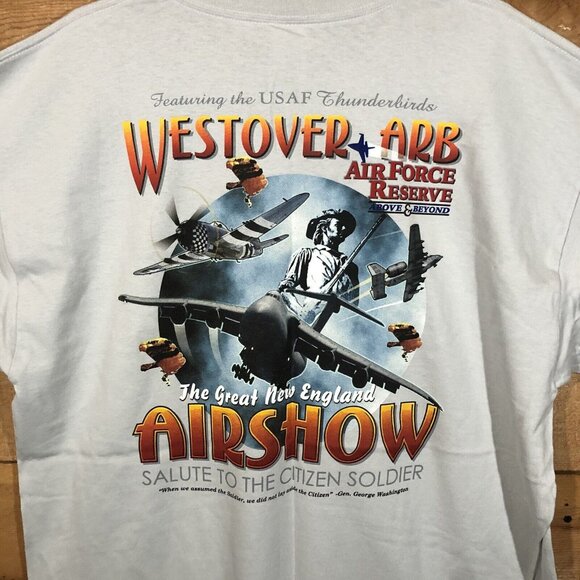 NEW Vintage Westover Air Force Base Air Show 2004 T-Shirt Mens Size XL C5-A - Picture 9 of 10